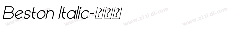 Beston Italic字体转换 Beston Italic字体转换